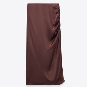ZARA SILK SKIRT